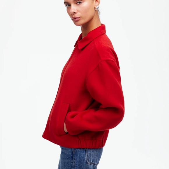 Madewell Double-Faced Rounded-Sleeve Jacket - Picture 4 of 9